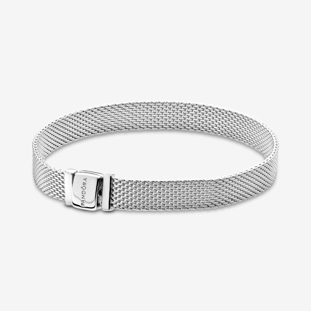 Pandora Reflexions Mesh Silver Bracelet 6.3 inch